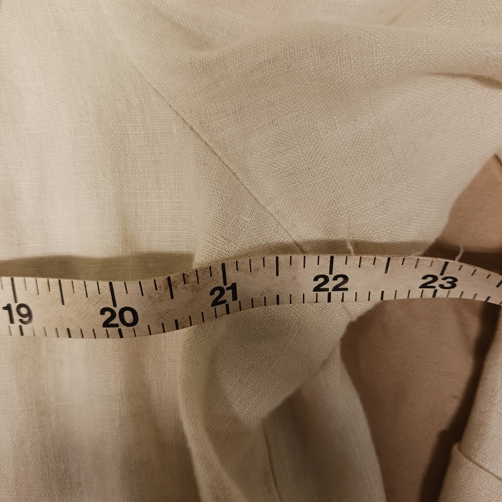 JM Collection Cream Button-Front Teddy Jacket - Picture 10 of 11
